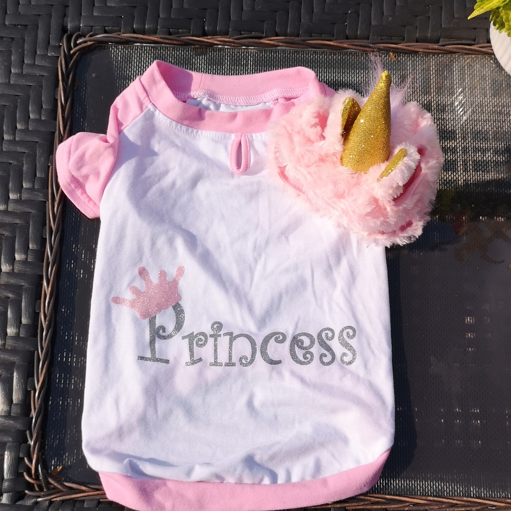 Halloween Unicorn Princess Hat & Tee for Dogs 🦄